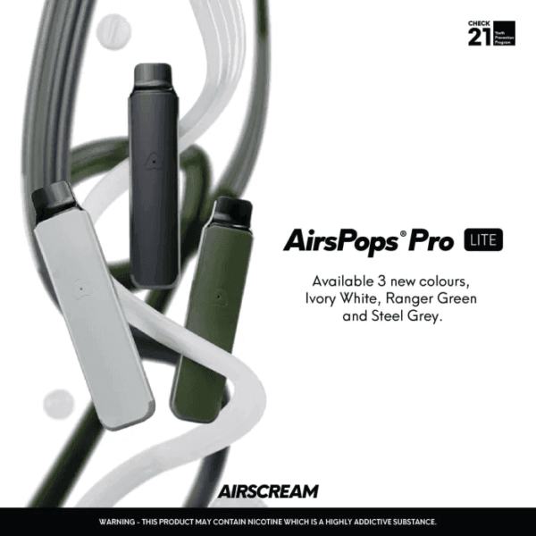 AIRSCREAM AIRSPOPS PRO LITE 氣泡電子煙主機官網：圖片 2