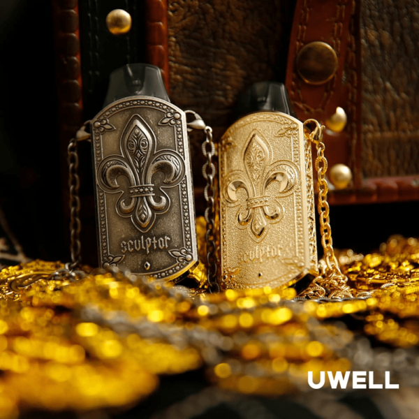 UWELL SCULPTOR雕塑家 11W電鍍金屬雕刻空倉煙彈：圖片 2