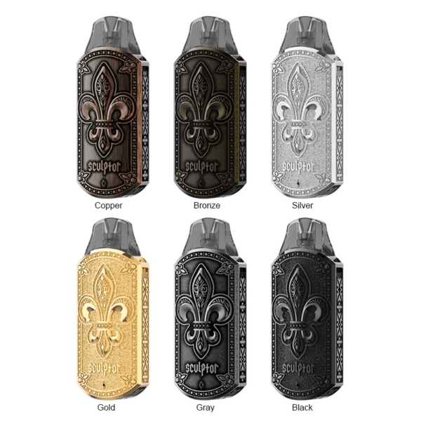 UWELL SCULPTOR雕塑家 11W電鍍金屬雕刻空倉煙彈：圖片 5